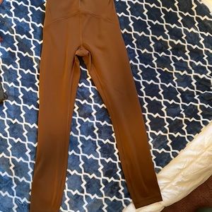 Lulu lemon size 2 brown leggings